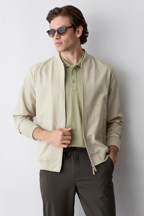 Forest Green Regular Fit Cotton Embroidered Pocketed Non-Rundown Polo Collar T-Shirt