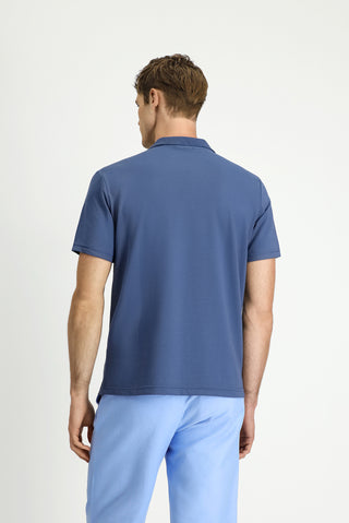  İndigo Regular Fit Pamuklu Nakışlı Cepli Polo Yaka Tişört