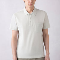 Taş Regular Fit Pamuklu Nakışlı Cepli Polo Yaka Tişört