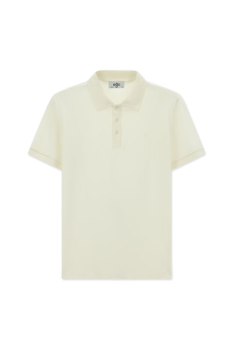 Off-white Slim Fit Cotton Non-Rip Polo Shirt