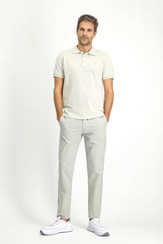  Taş Slim Fit Dar Kesim Pamuk Kıvrılmaz Polo Yaka Tişört