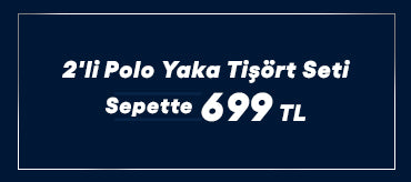 2'li Polo Yaka Tişört Seti 699 TL